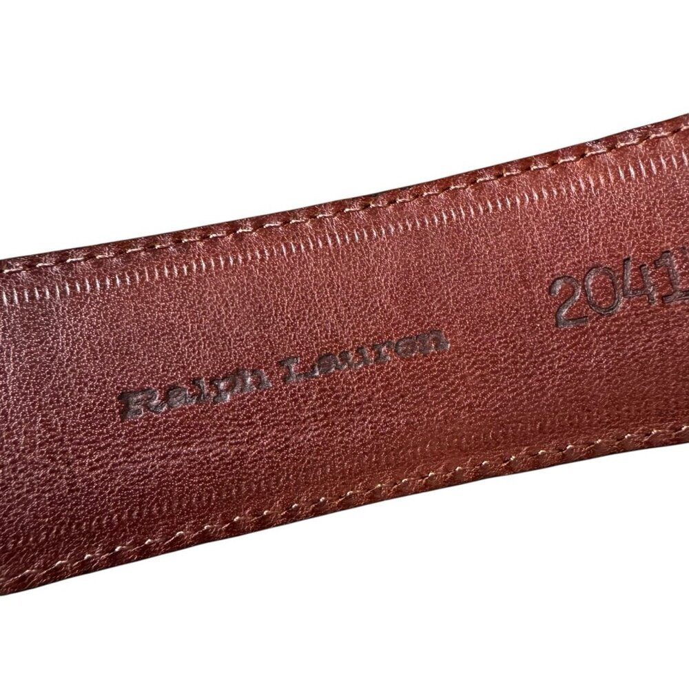 RALPH LAUREN Belt Collection Genuine Alligator Women's Size 28 black - Picture 8 of 14